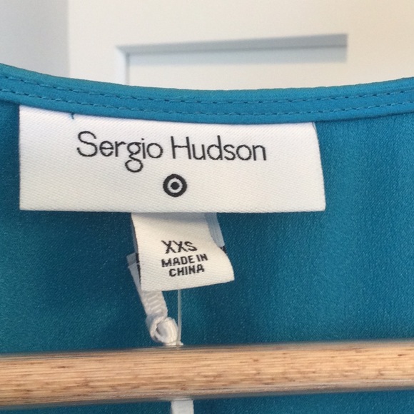 Holiday Vibes! NWT Sergio Hudson for Target turquoise bodysuit - Picture 4 of 10